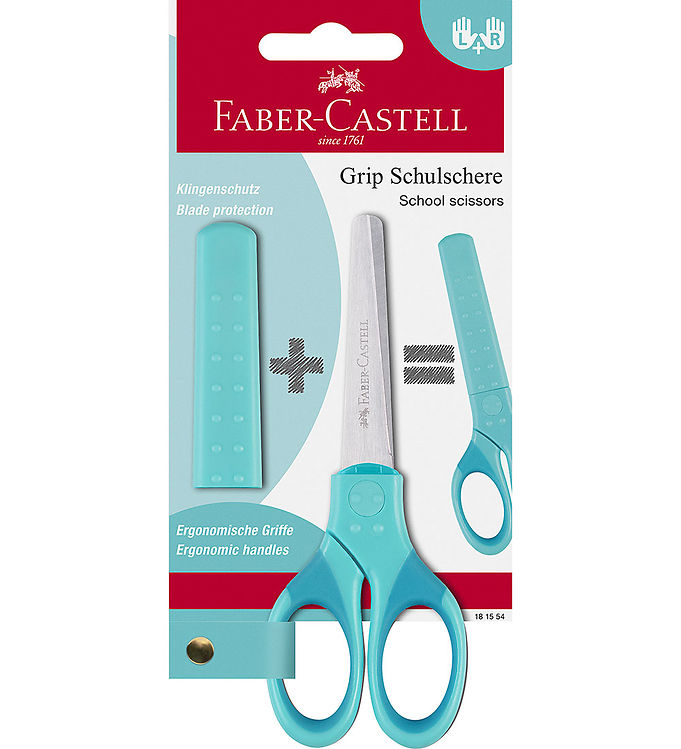 Faber-Castell Saks - Ergonomisk - Turquoise