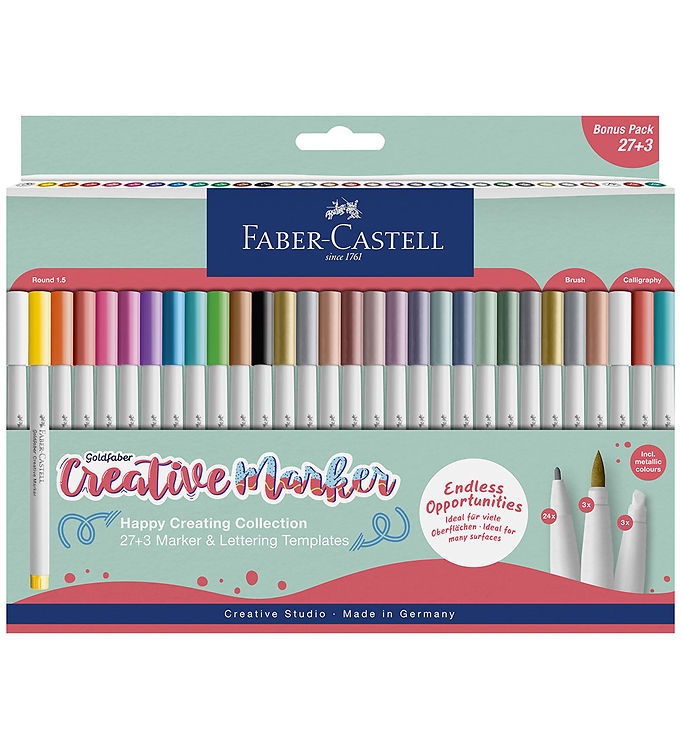 Faber-Castell Tuscher - Creative Marker - 30 stk.