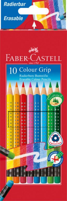 Farveblyant erasable Faber-Castell 10 stk Farveblyant erasable Faber-Castell 10 stk