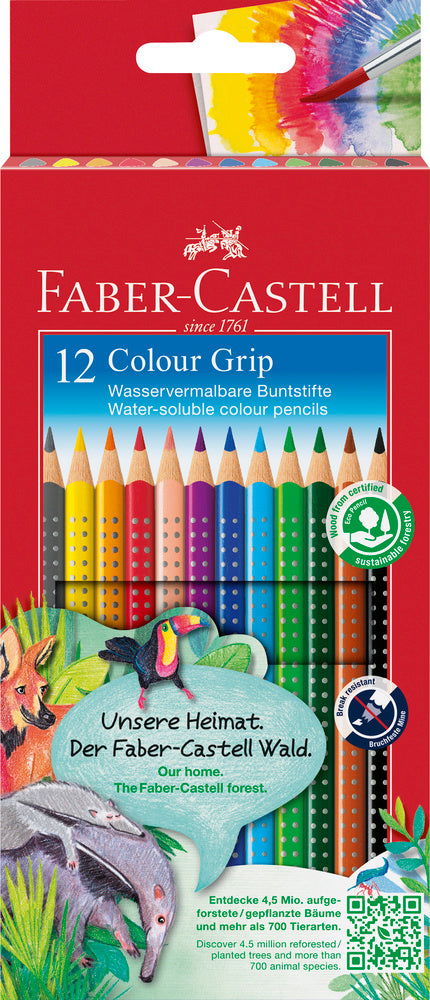 Farveblyant grip Faber-Castell 12 stk