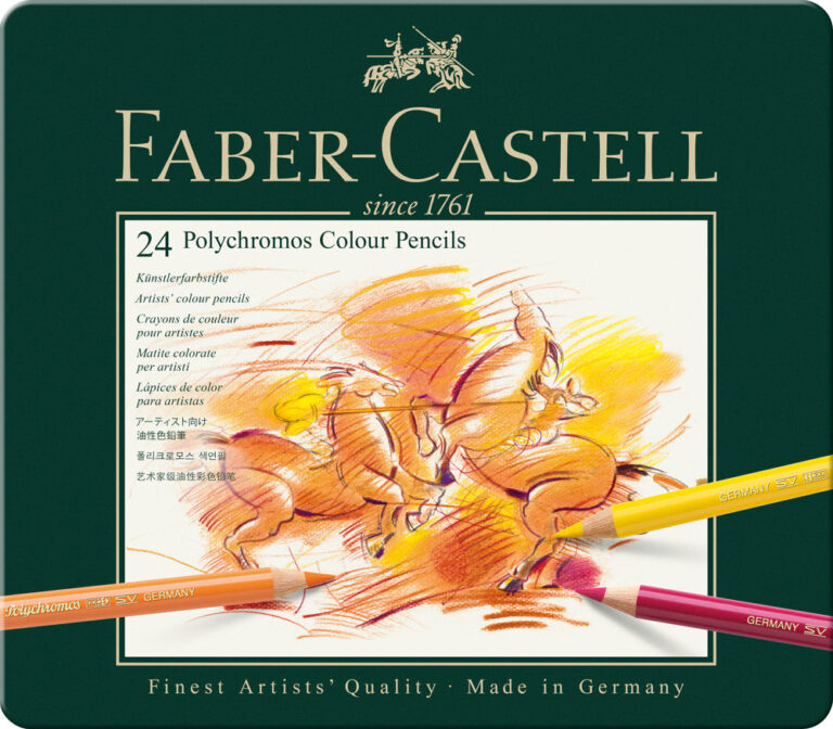 Farveblyant polychromos Faber-Castell 24 farver