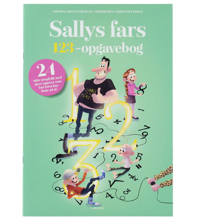 Forlaget Carlsen Aktivitetesbog - Sallys Fars 123-opgavebog