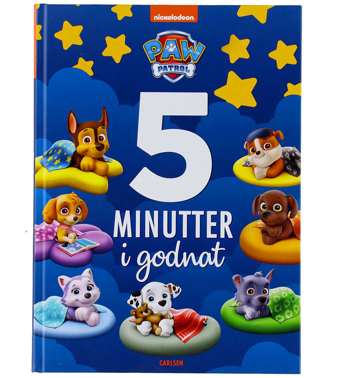 Forlaget Carlsen Bog - Fem Minutter I Godnat - Paw Patrol