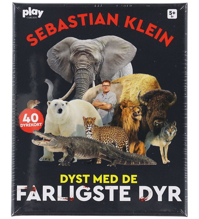 Forlaget Carlsen Kortspil - Dyst Med De Farligste Dyr