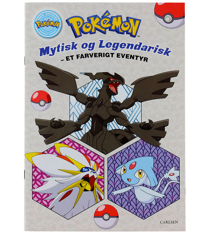 Forlaget Carlsen Malebog - Pokémon - Mytisk Og Legendarisk