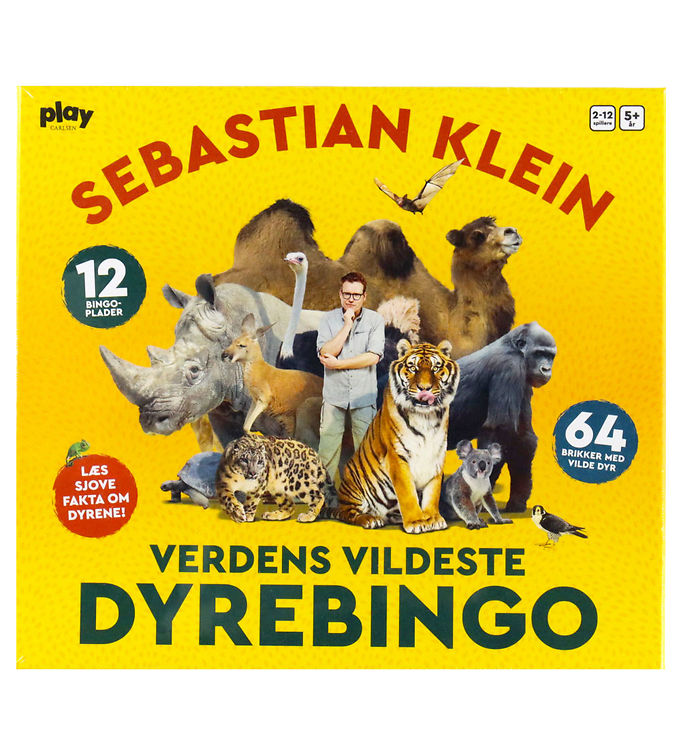 Forlaget Carlsen Spil - Verdens Vildeste Dyrebingo