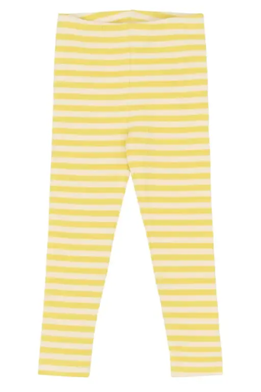 Fro Rib Leggings - Dusky Citron Striped - 110