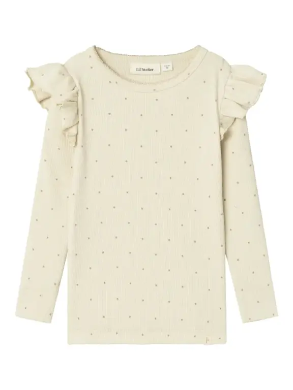 Gago kuo langærmet slim bluse - BIRCH - 92