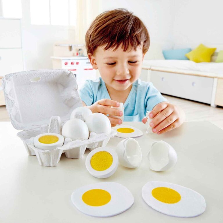 Hape | Legemad - Æggebakke med 6 æg