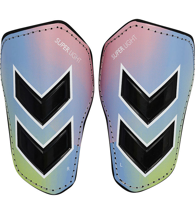 Hummel Benskinner - hmlSHIN Guards Super Light - Sort/Hvid