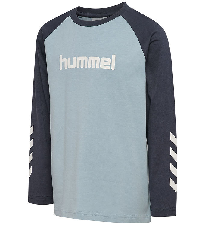 Hummel Bluse - HmlJr Logo - Dysty Blue