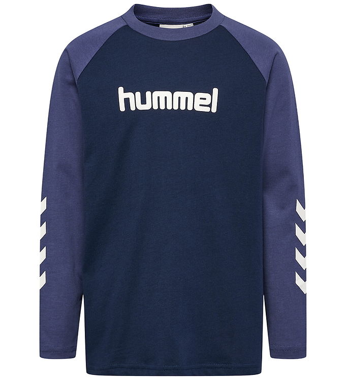 Hummel Bluse - hmlJR Logo - Dress Blues/Blue Indigo