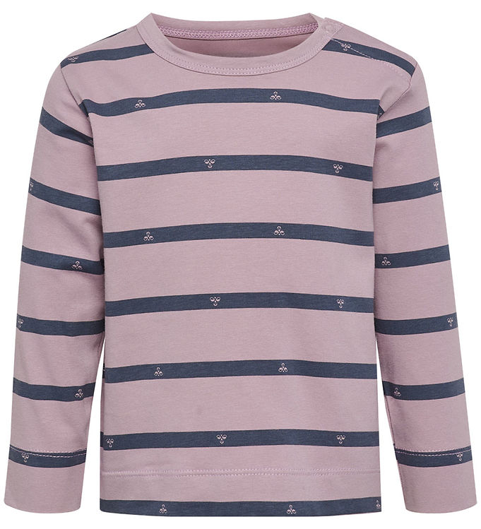 Hummel Bluse - hmlMini - Reg Stripy Bee - Sea Fog