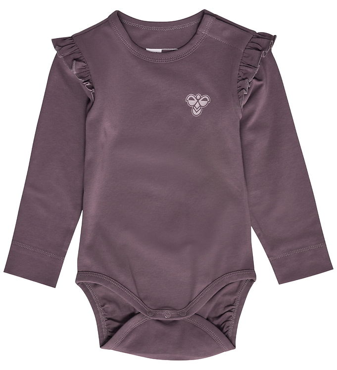 Hummel Body l/æ - HmlMini Frill - Black Plum