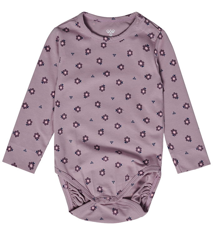 Hummel Body l/æ - hmlMini - AOP - Sea Fog m. Print