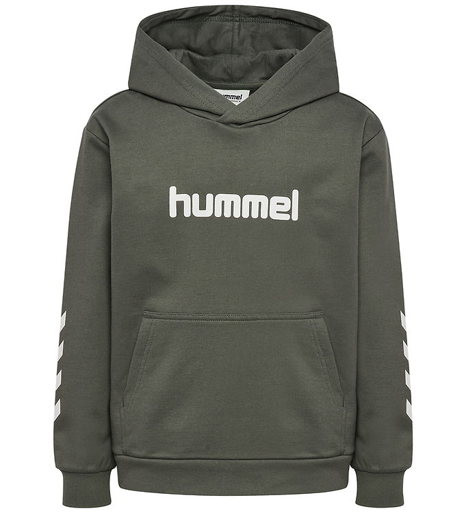 Hummel Hættetrøje - HmlJR - Castor Gray