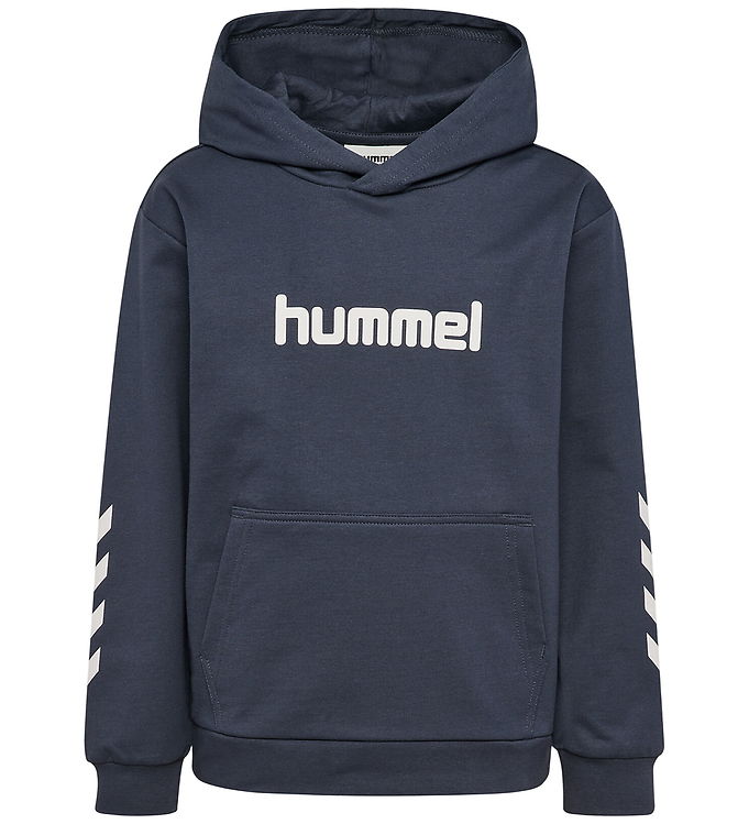 Hummel Hættetrøje - HmlJR - Ombre Blue