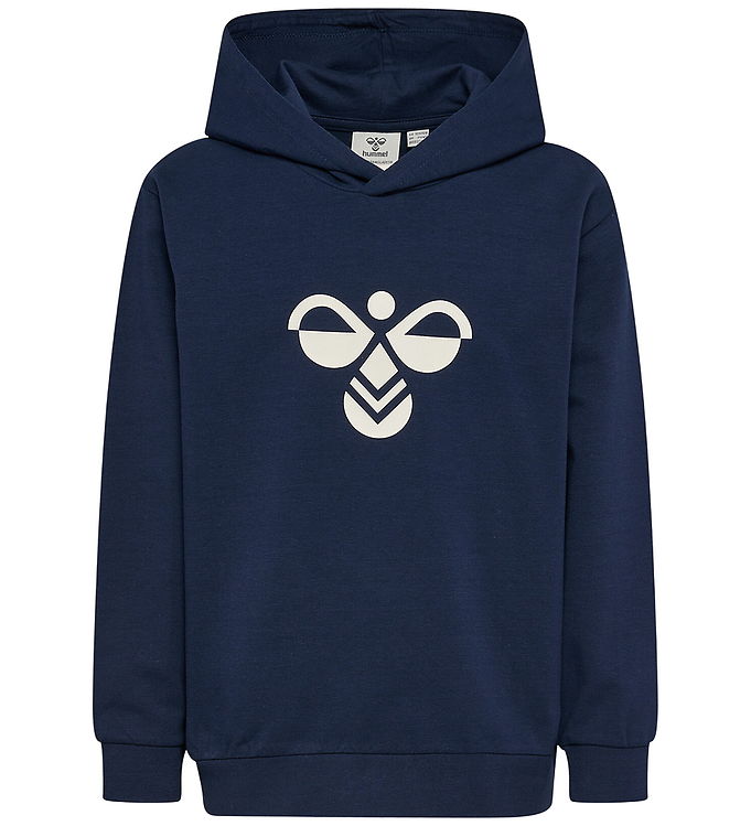 Hummel Hættetrøje - hmlJR Reg Tukas - Dress Blues m. Logo