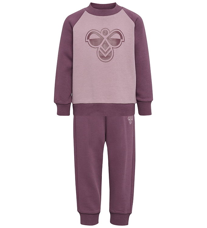 Hummel Sweatsæt - HmlMini - Black Plum