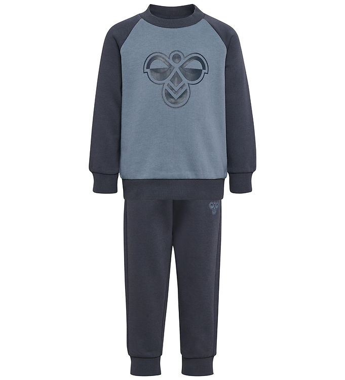 Hummel Sweatsæt - HmlMini - Ombre Blue