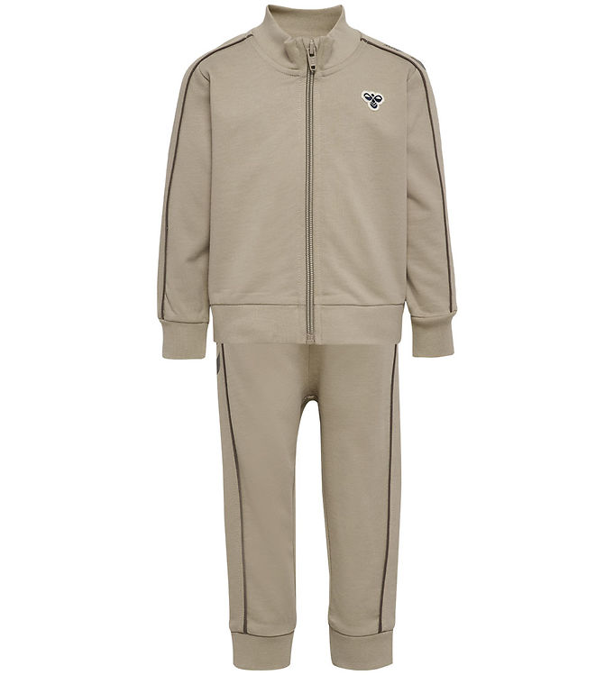Hummel Sweatsæt - HmlMini - Vintage Khaki