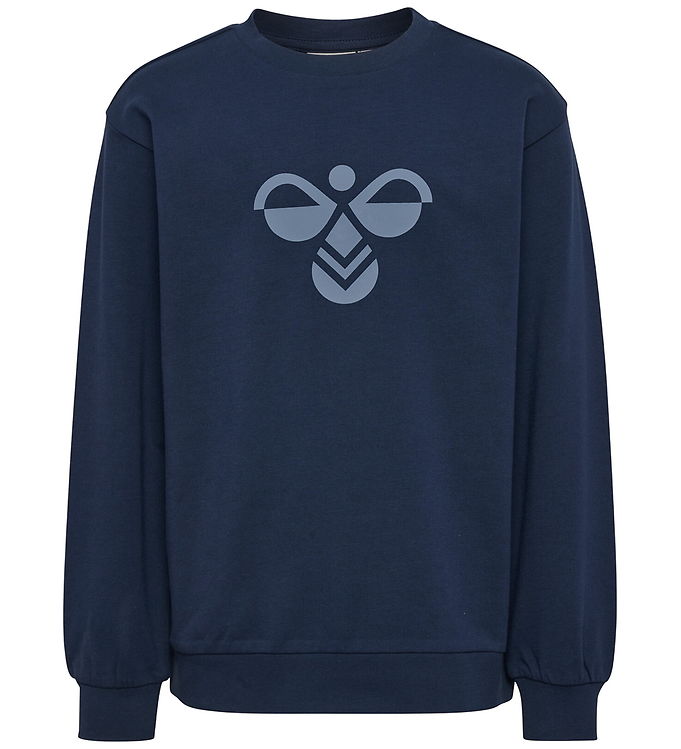 Hummel Sweatshirt - HmlJR - Dress Blue/Flint Stone