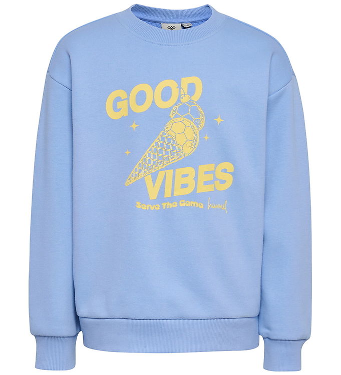 Hummel Sweatshirt - hmlJR Graphic - Serenity Hummel Sweatshirt - hmlJR Graphic - Serenity