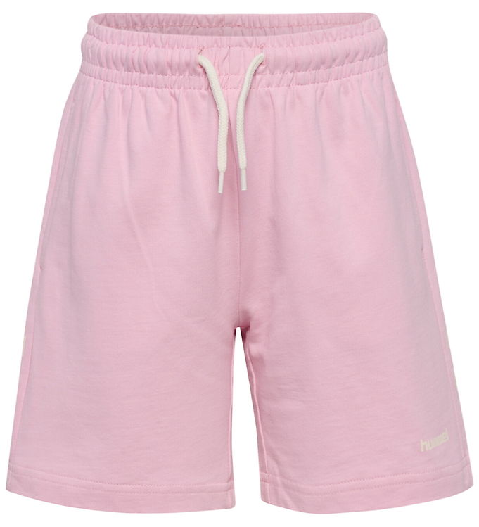 Hummel Sweatshorts - hmlJR Chevron - Roseate Spoonbill