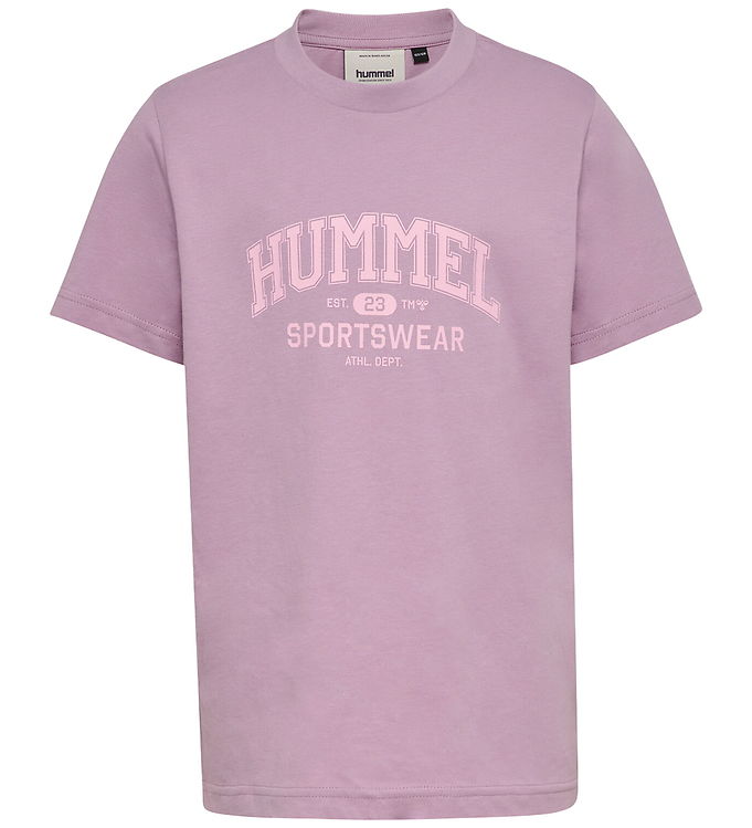 Hummel T-Shirt - hmlJR Graphic - Lavender Mist