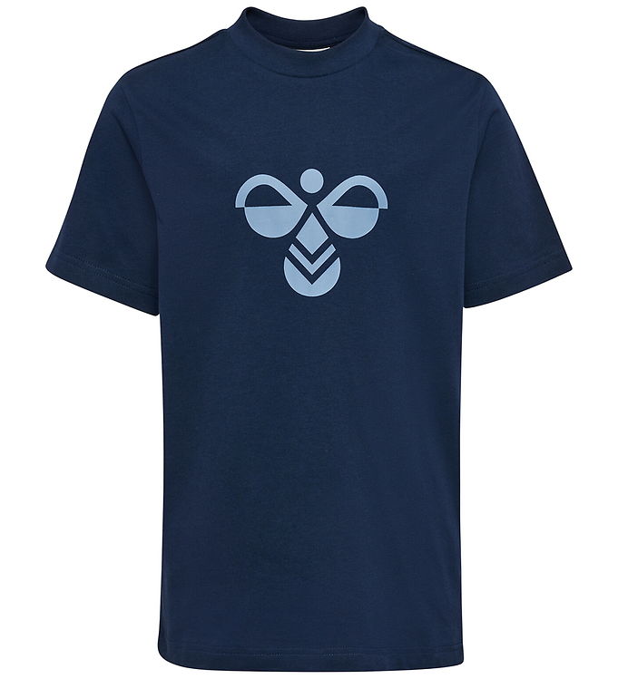 Hummel T-shirt - HmlJR - Dress Blue/Flint Stone