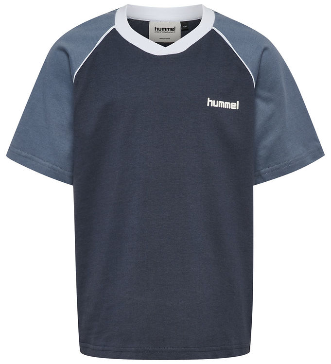 Hummel T-shirt - HmlJr Rolf - Ombre Blue