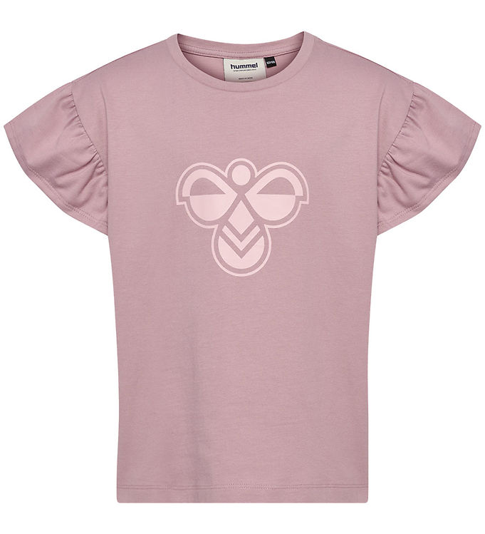 Hummel T-shirt - HmlJr - Sea Fog m. Logo