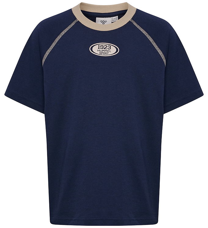 Hummel T-shirt - HmlTimmi - Raglan - Dress Blues Hummel T-shirt - HmlTimmi - Raglan - Dress Blues