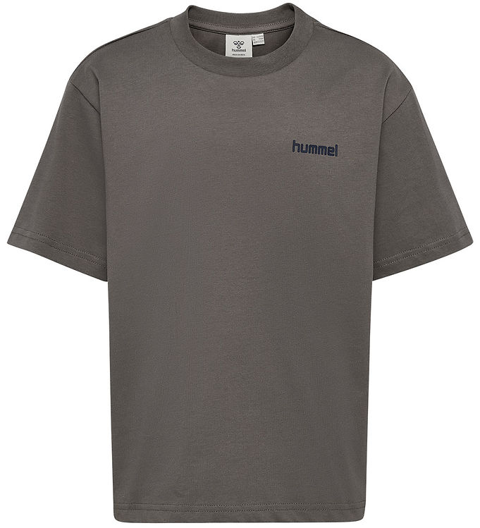 Hummel T-shirt - hmlJR - Dark Gull Gray