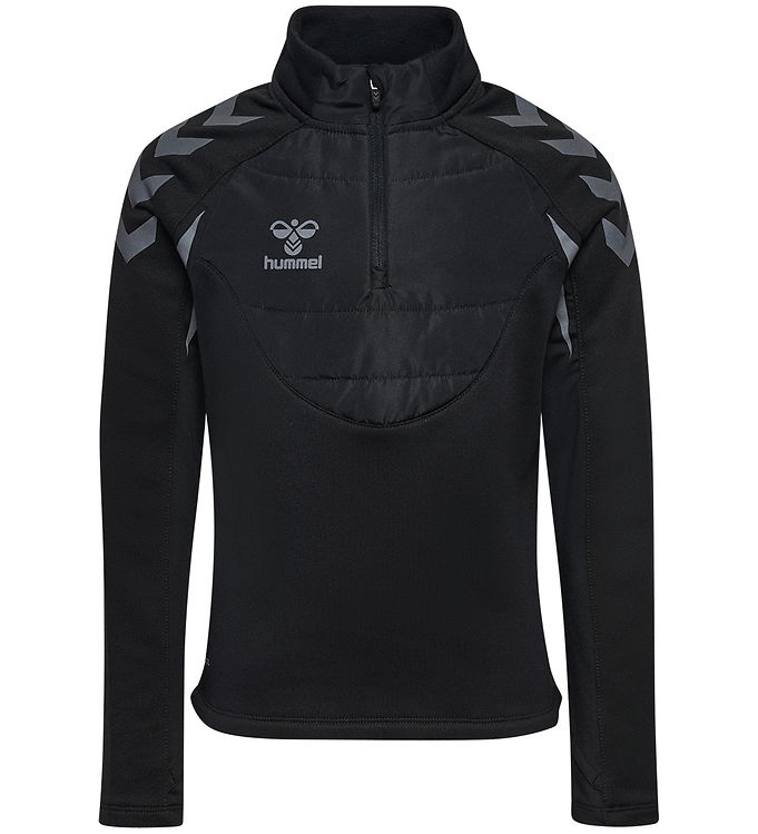 Hummel Træningsbluse - Winter - HmlBTC - Half Zip - Sort