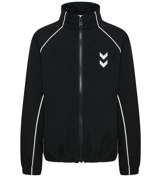 Hummel Træningsjakke - hmlJR Street Tracksuit - Black Beauty