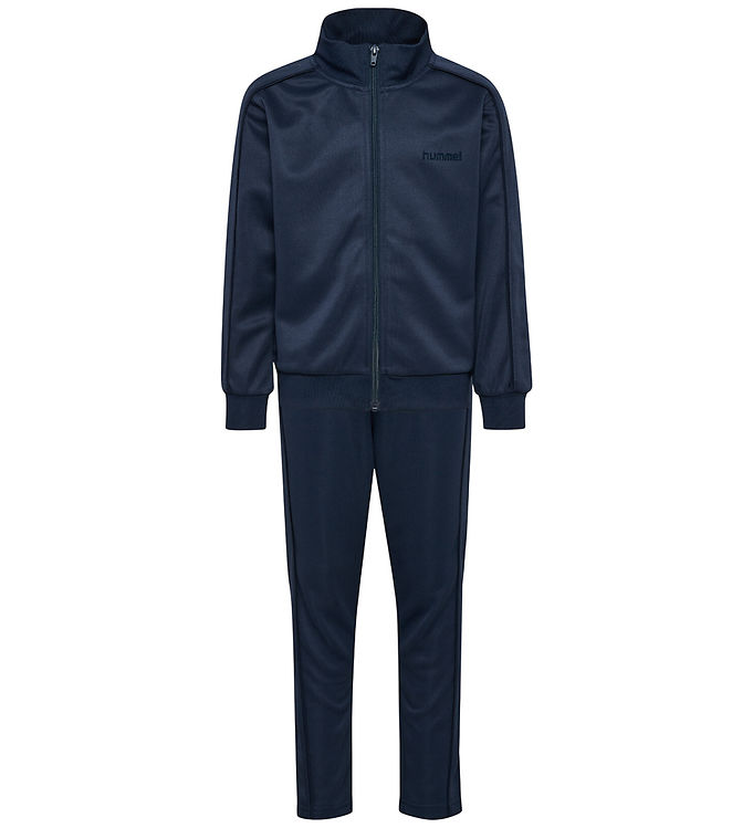 Hummel Træningssæt - Cardigan/Bukser - hmlJR - Dress Blues