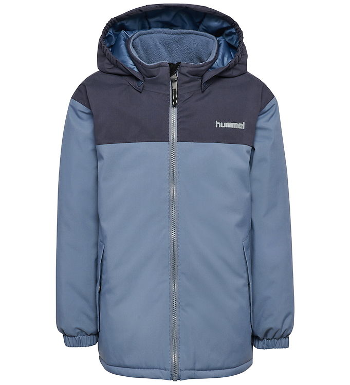 Hummel Vinterjakke - hmlJr Block - Tex - Flint Stone Hummel Vinterjakke - hmlJr Block - Tex - Flint Stone