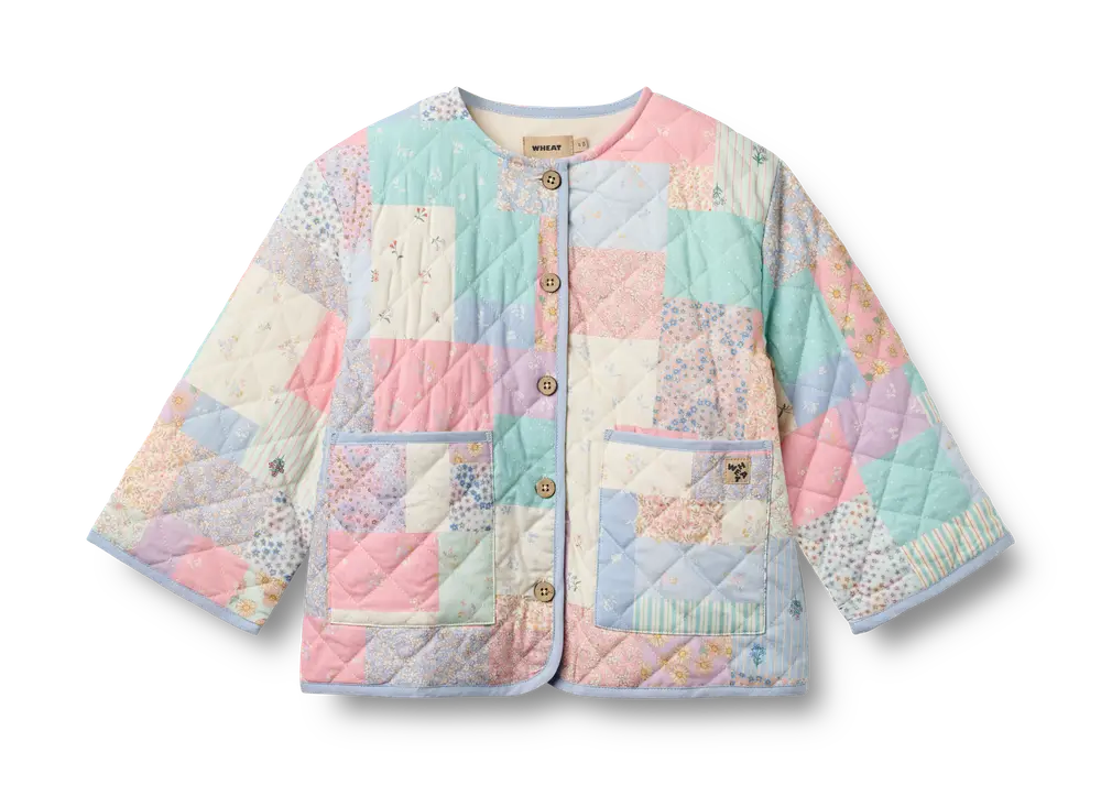 Inaja Quilt Jakke - Patchwork Flowers - 110 Inaja Quilt Jakke - Patchwork Flowers - 110