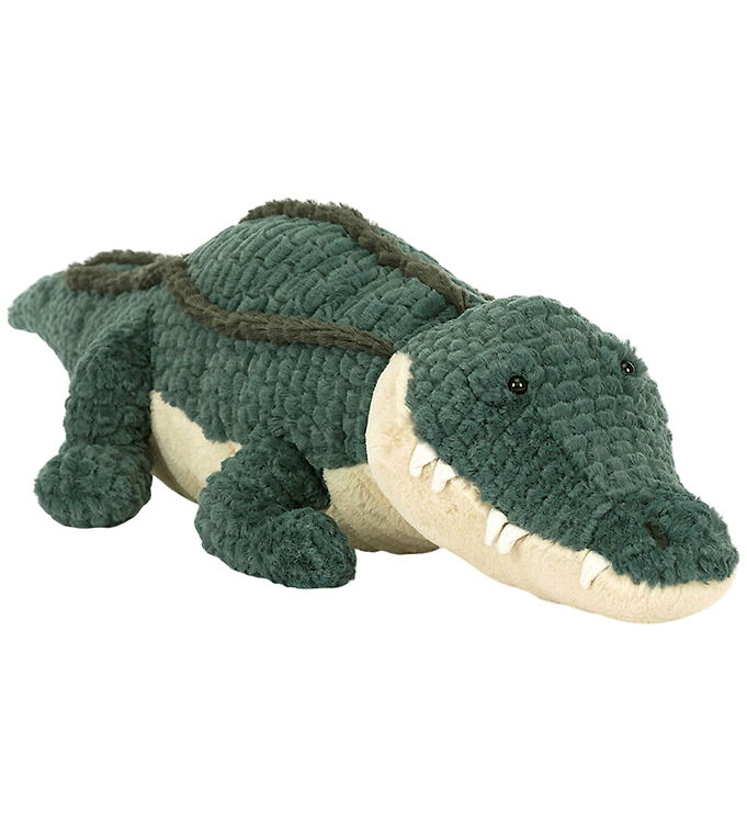 Jellycat Bamse - 14x63 cm - Allexi Alligator - Grøn