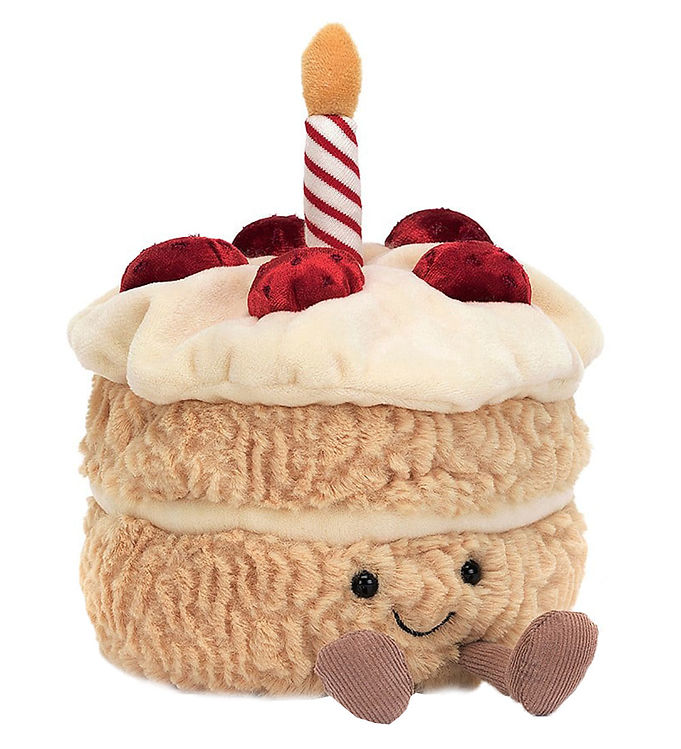 Jellycat Bamse - 16x12 cm - Amuseable Birthday Cake