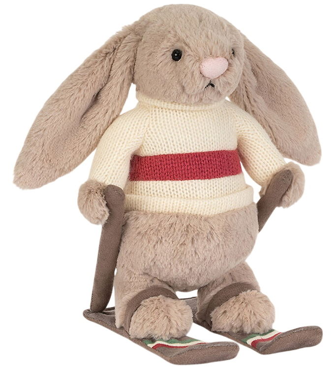 Jellycat Bamse - 20x16 cm - Bashful Bunny Gold Medal Ski Outfit Jellycat Bamse - 20x16 cm - Bashful Bunny Gold Medal Ski Outfit