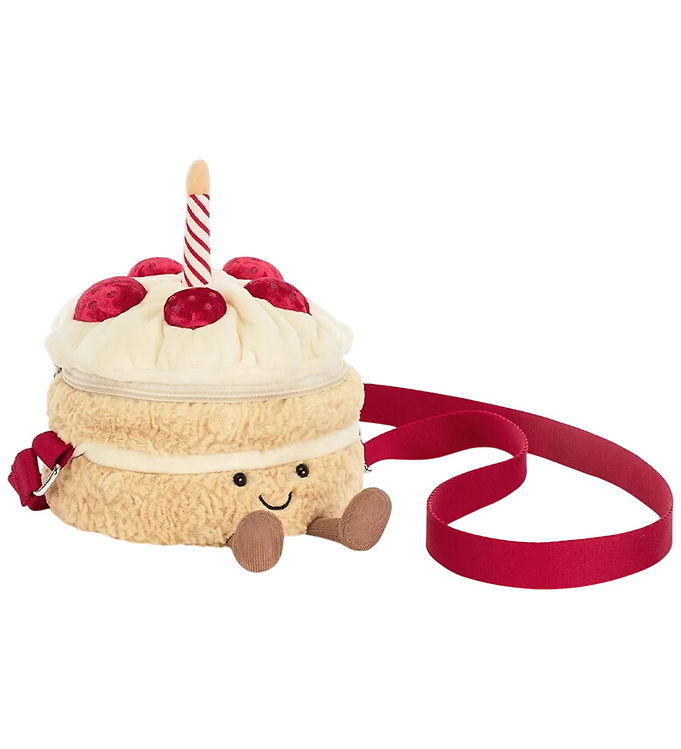 Jellycat Skuldertaske - 15x13 cm - Armuseables Birthday cake Jellycat Skuldertaske - 15x13 cm - Armuseables Birthday cake