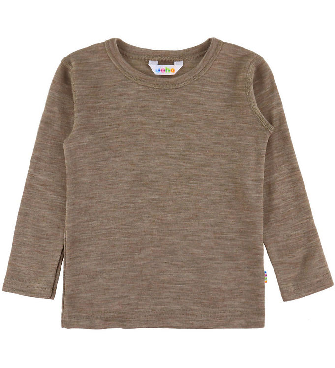 Joha Bluse - Uld/Silke - Brun