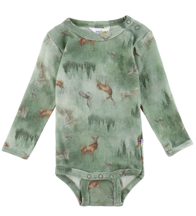 Joha Body l/æ - Uld - Grøn m. Skov Joha Body l/æ - Uld - Grøn m. Skov