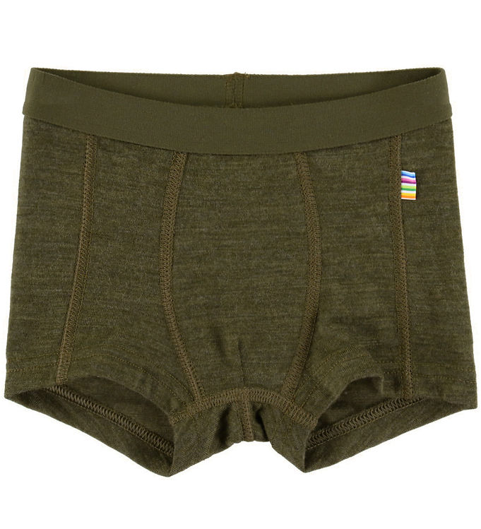 Joha Boxershorts - Uld - Mos Grøn Joha Boxershorts - Uld - Mos Grøn