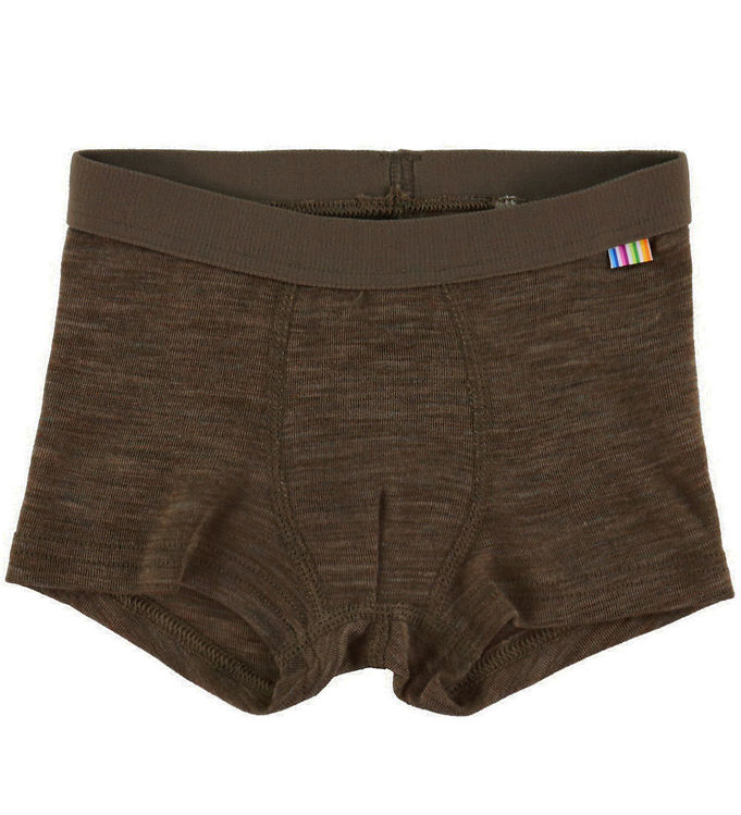 Joha Boxershorts - Uld/Silke - Mørkebrun