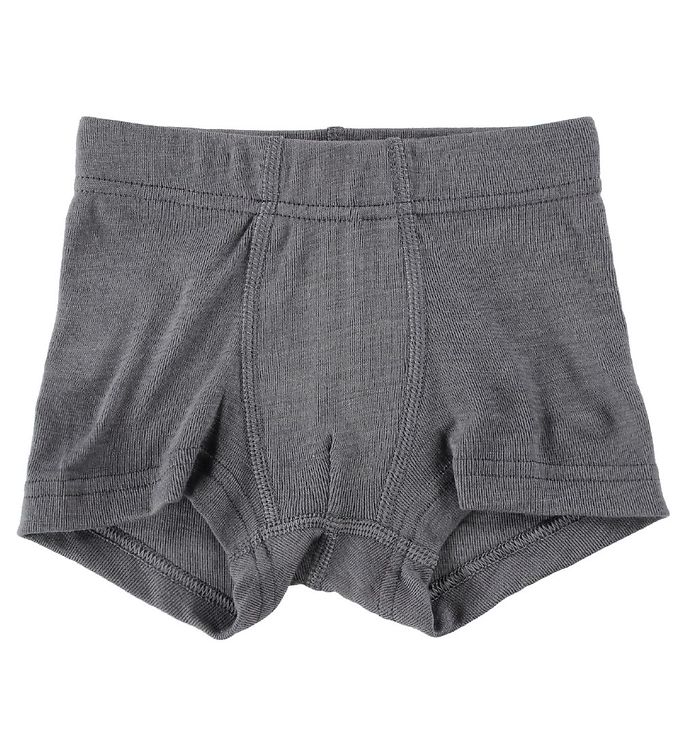 Joha Boxershorts - Uld/Silke - Mørkegrå Joha Boxershorts - Uld/Silke - Mørkegrå