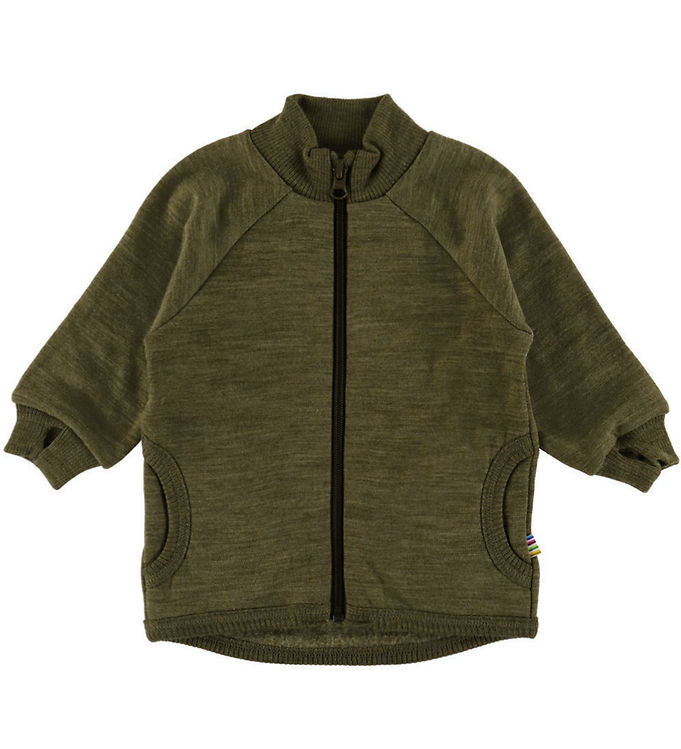 Joha Cardigan - Uld - Mos Grøn Joha Cardigan - Uld - Mos Grøn