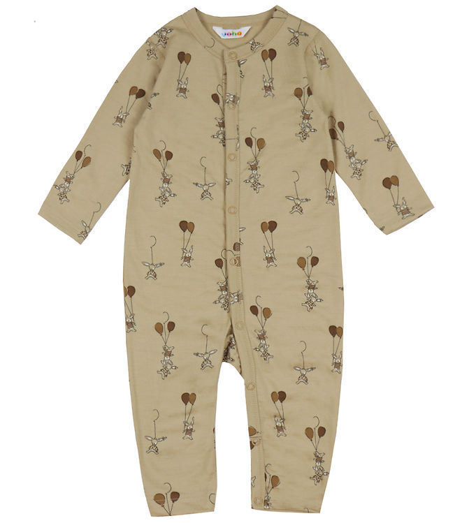 Joha Heldragt - Uld - Beige m. Kaniner Joha Heldragt - Uld - Beige m. Kaniner